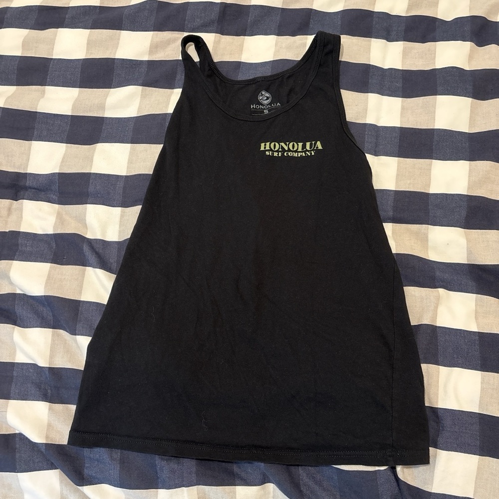 Honolua Black Tank Top for Men
